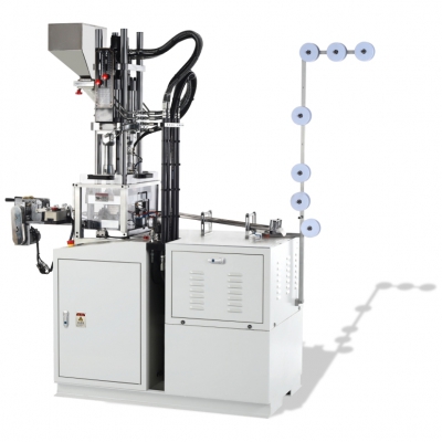 Automatic plastic top stop & pin box injection machine